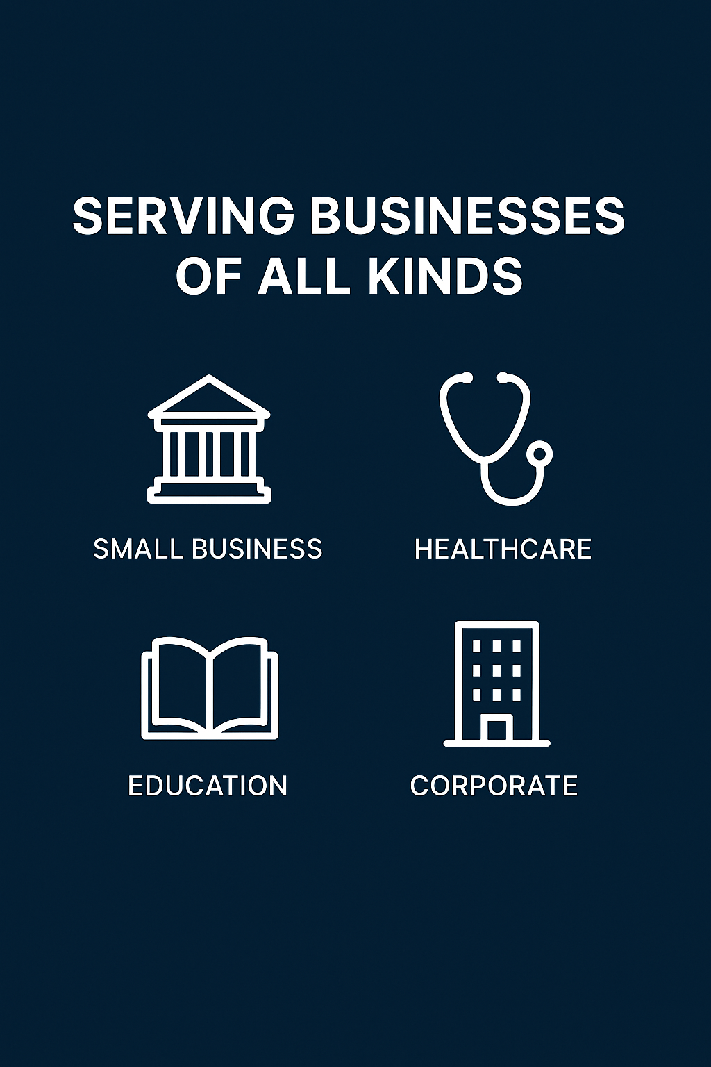 Various business types and facilities